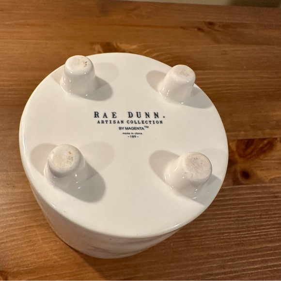 Rae Dunn Footed Candle Holder WISH - Picture 4 of 4